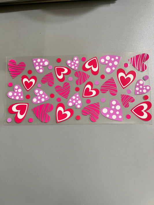 Hearts Lg decal