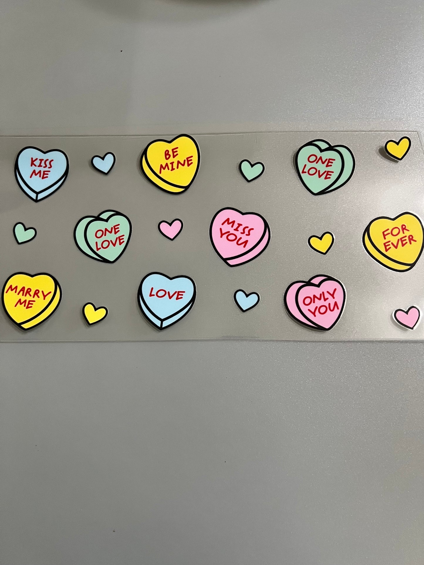 Hearts Lg decal