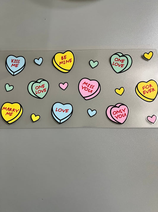 Hearts Lg decal