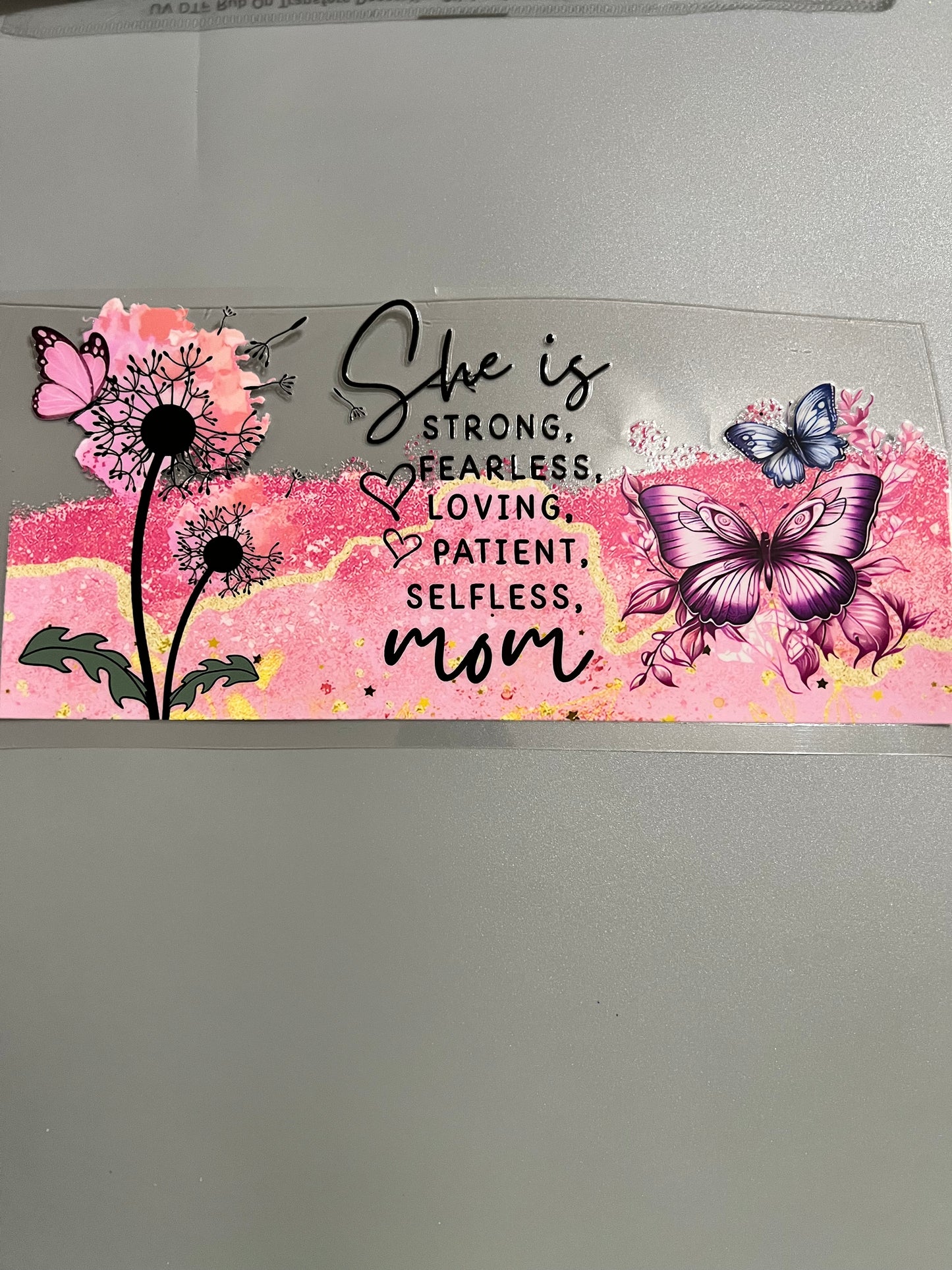 Butterfly Lg decal