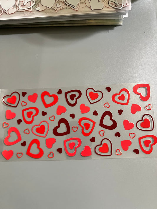 Hearts Lg decal