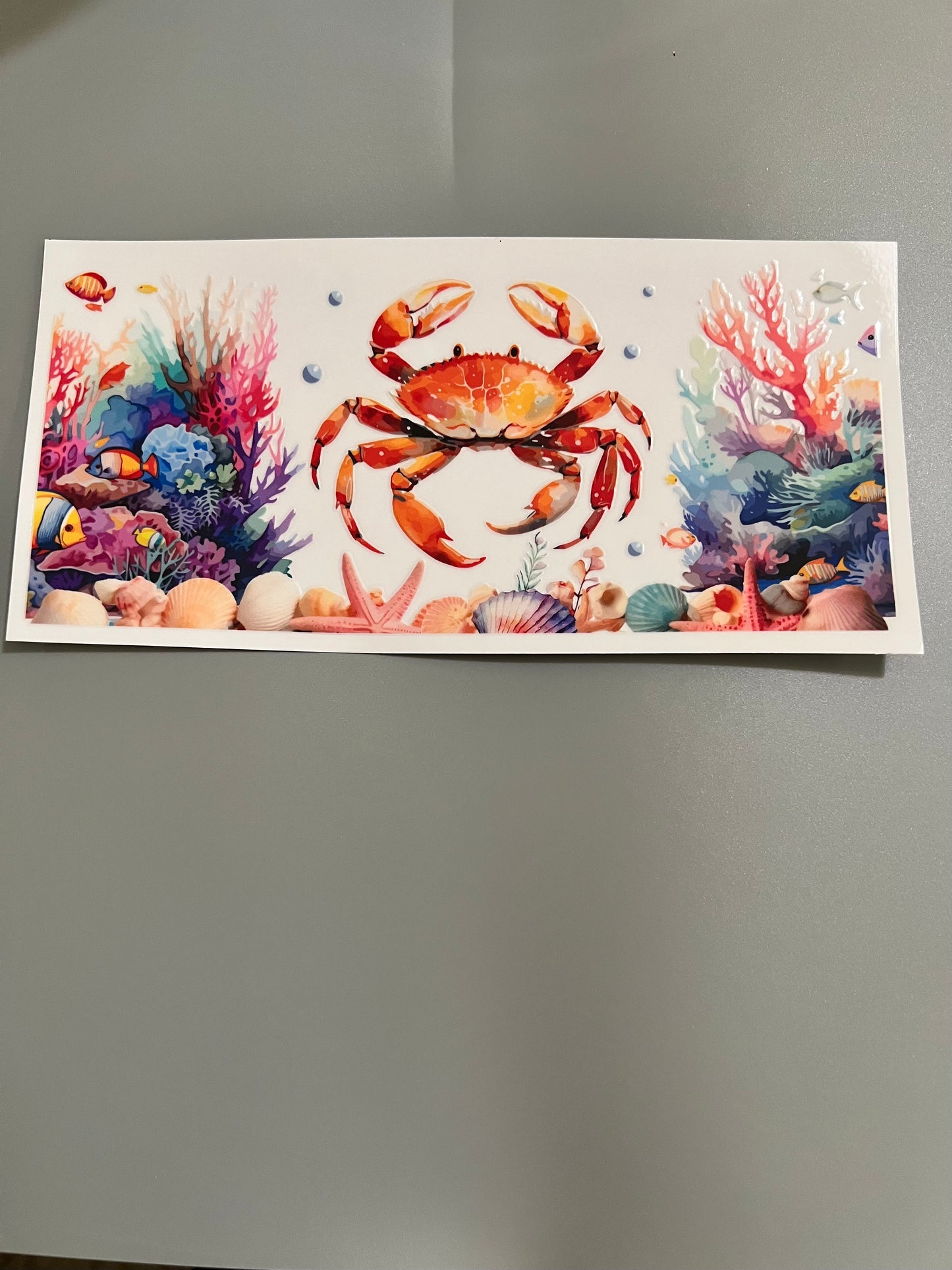 Crab Lg decal
