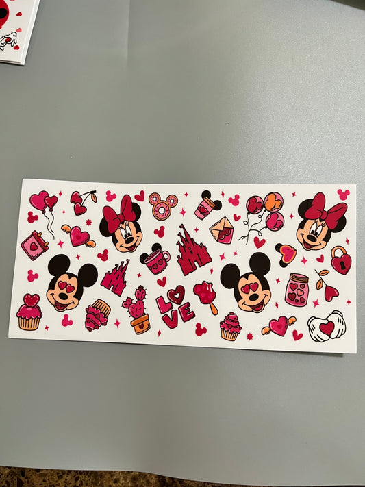 Mickey and Minnie Lg decal