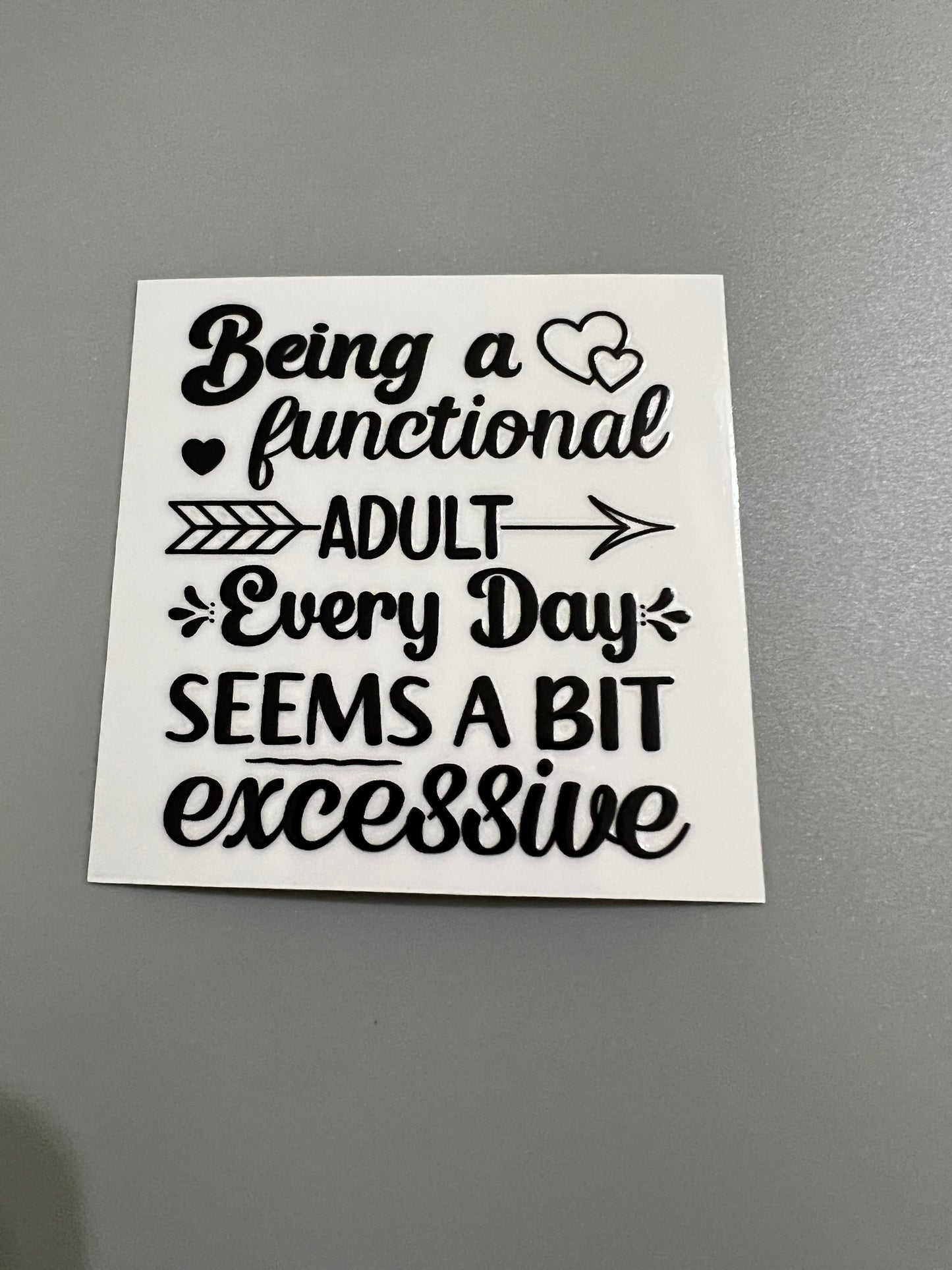 Small decal