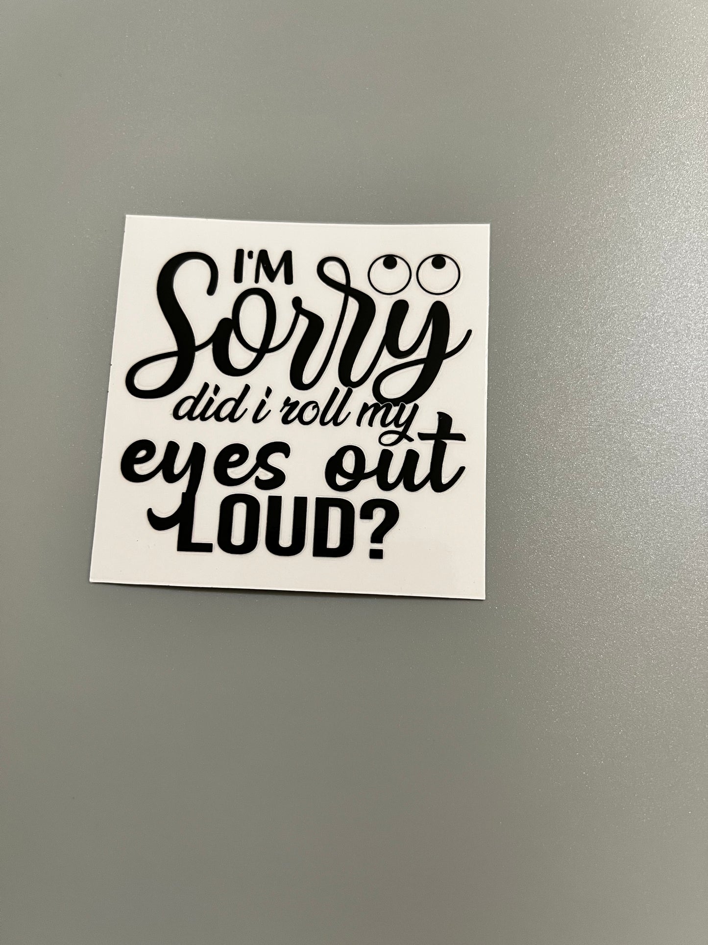 Small decal