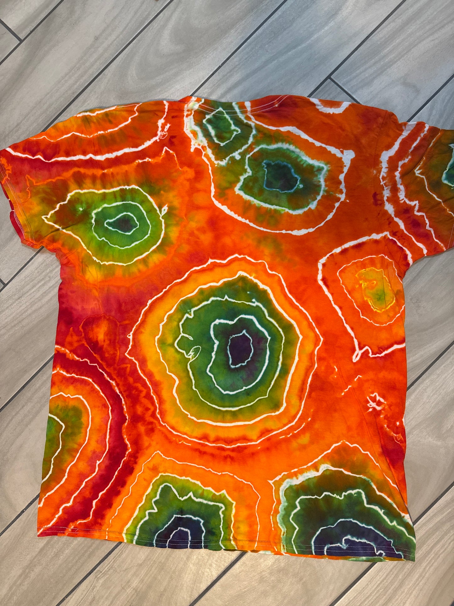 Rainbow geode