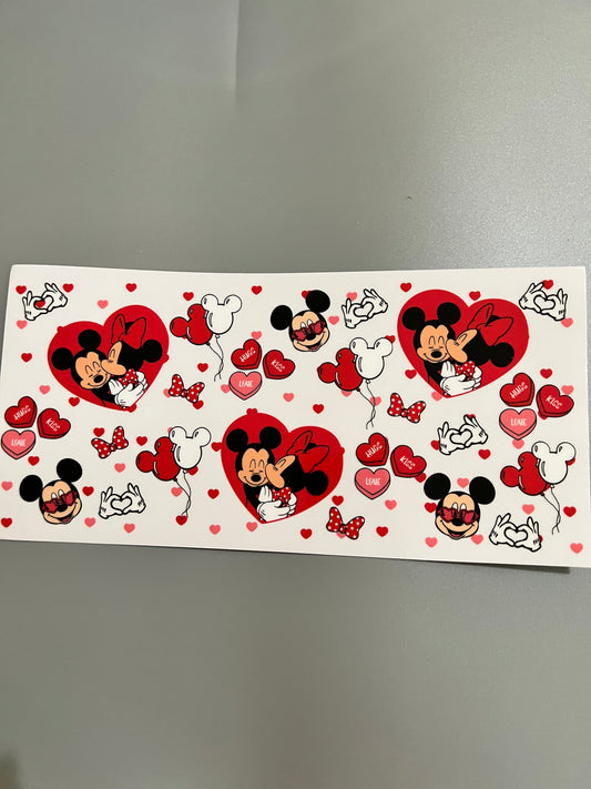 Mickey and Minnie Lg decal