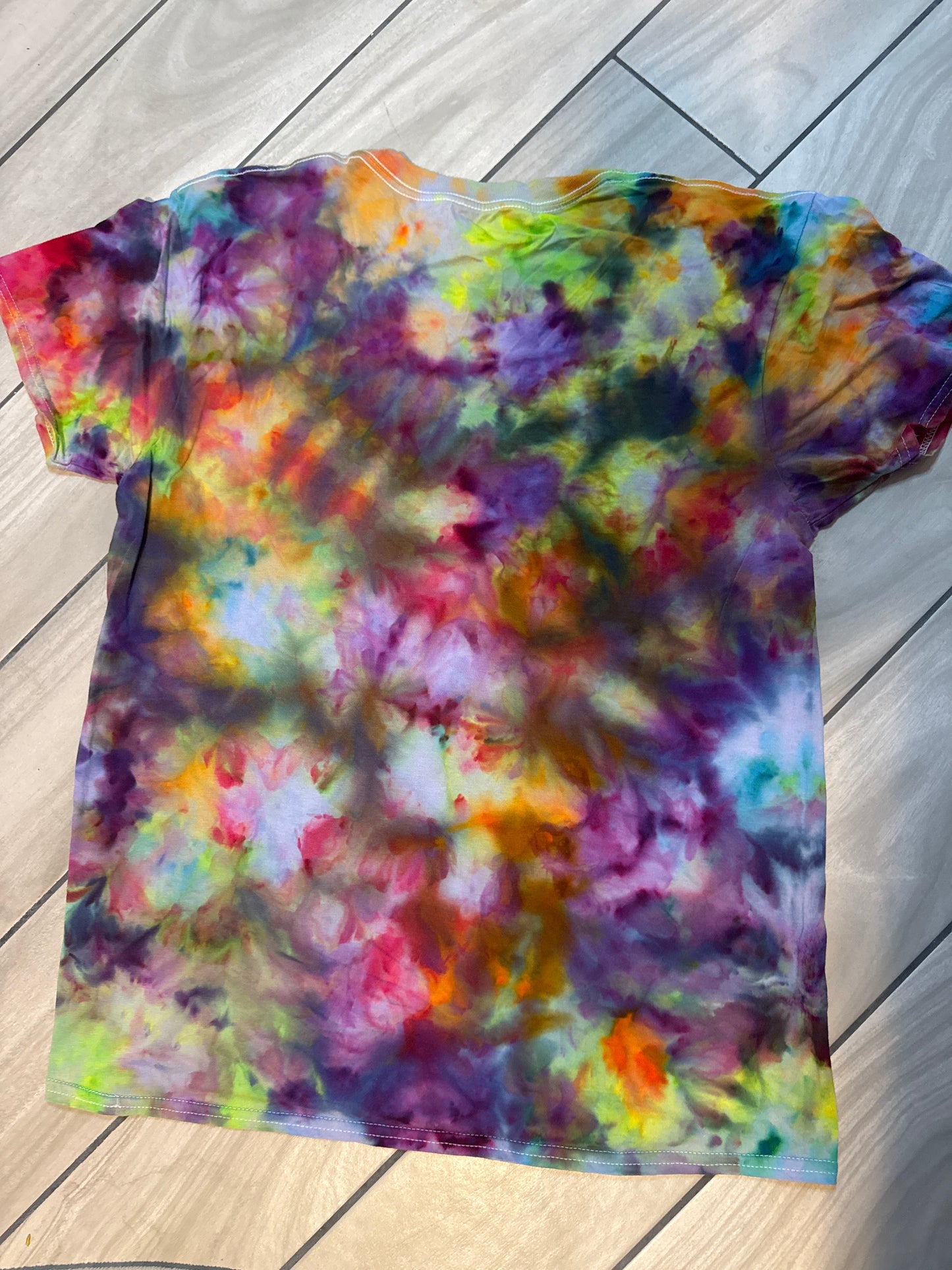 Multi colored ice dye