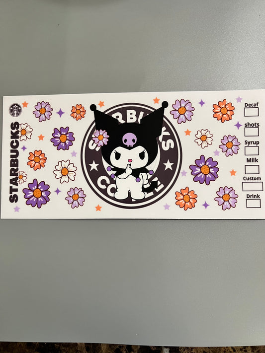 Hello Kitty/Starbucks Lg decal