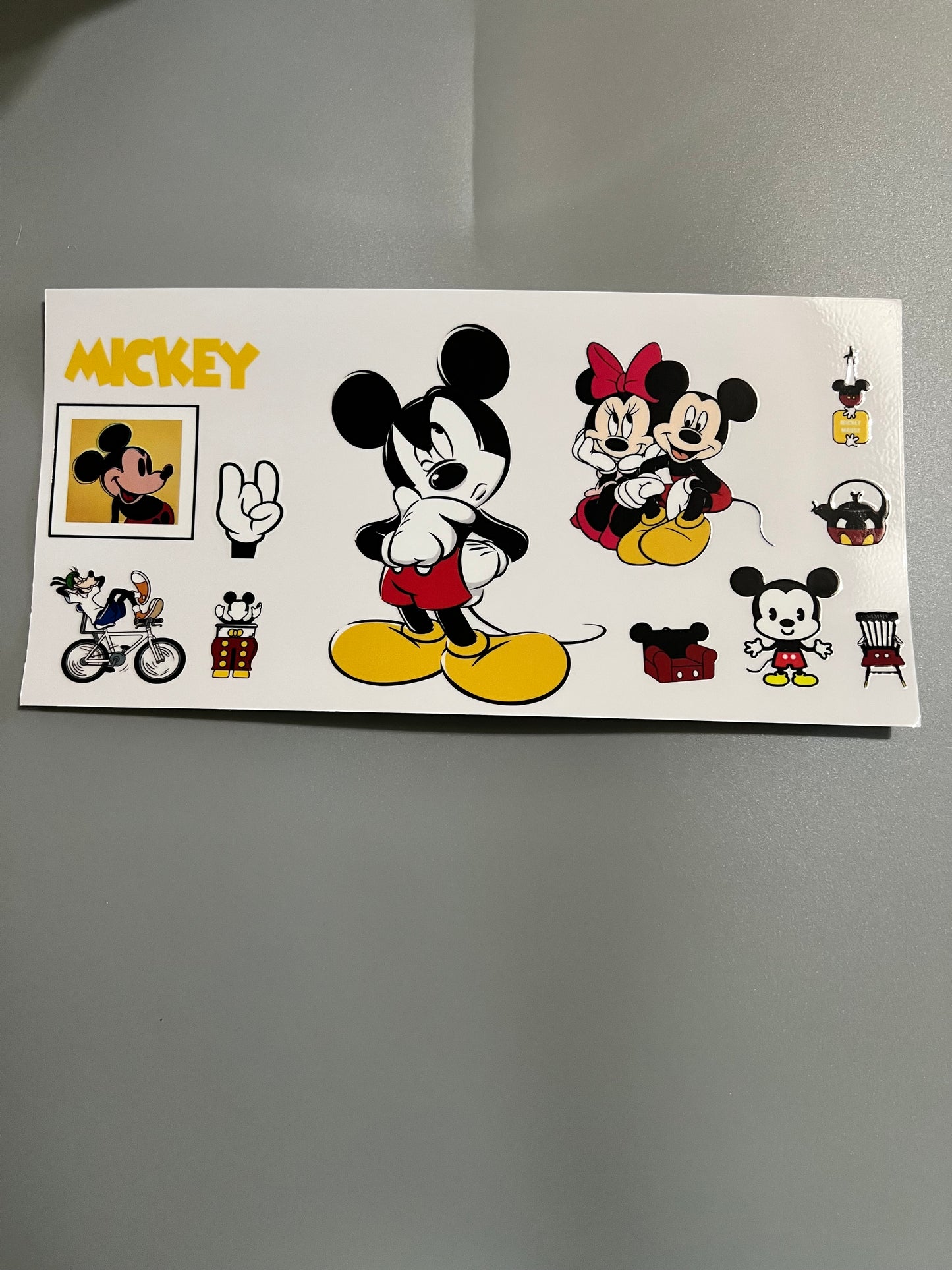 Mickey and Minnie Mouse Lg decal