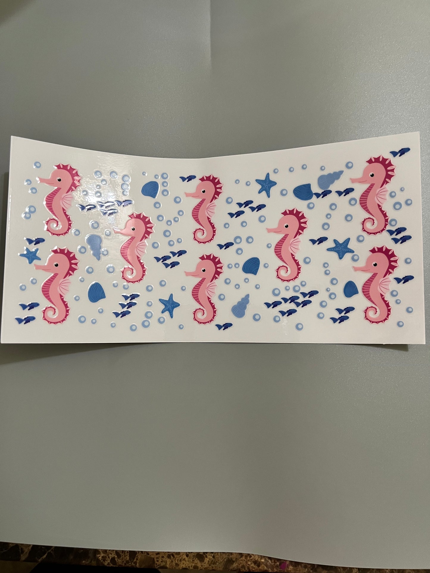 Seahorse Lg decal