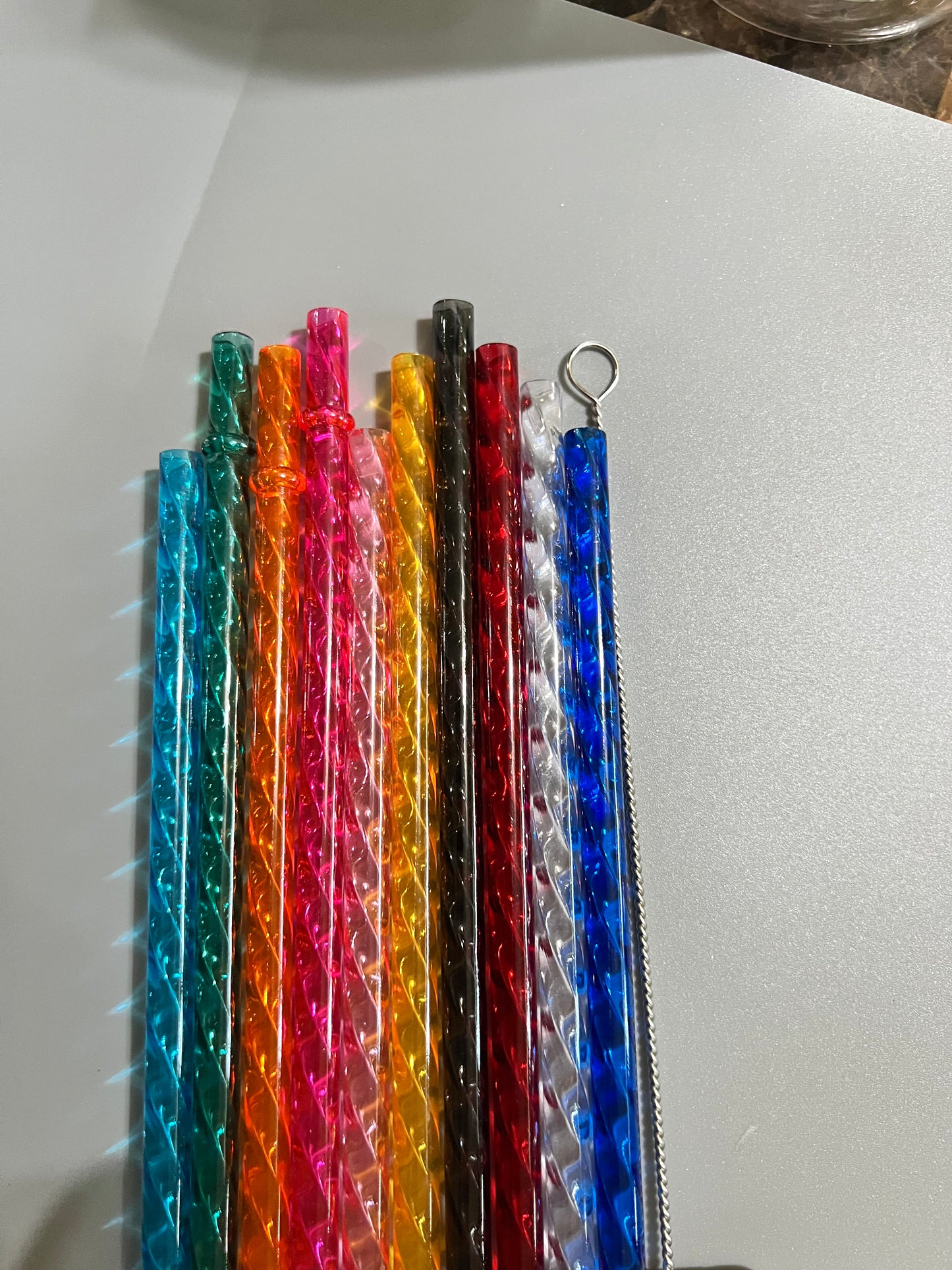 Colored straws