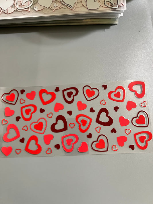 Hearts Lg decal