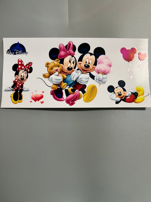 Mickey and Minnie Mouse