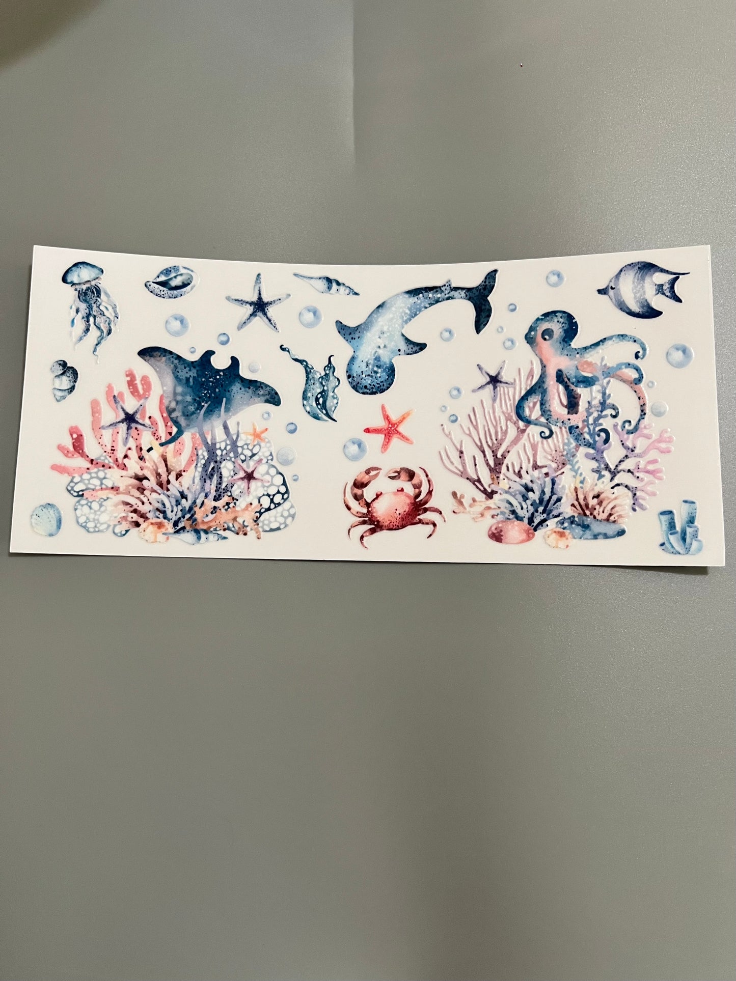Sea animals Lg decal