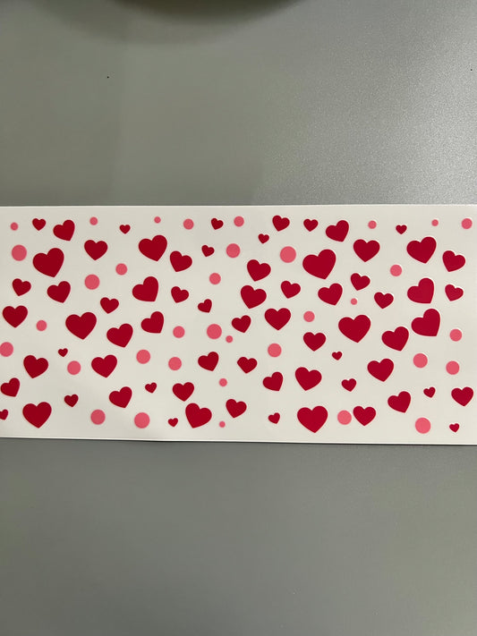 Hearts Lg decal