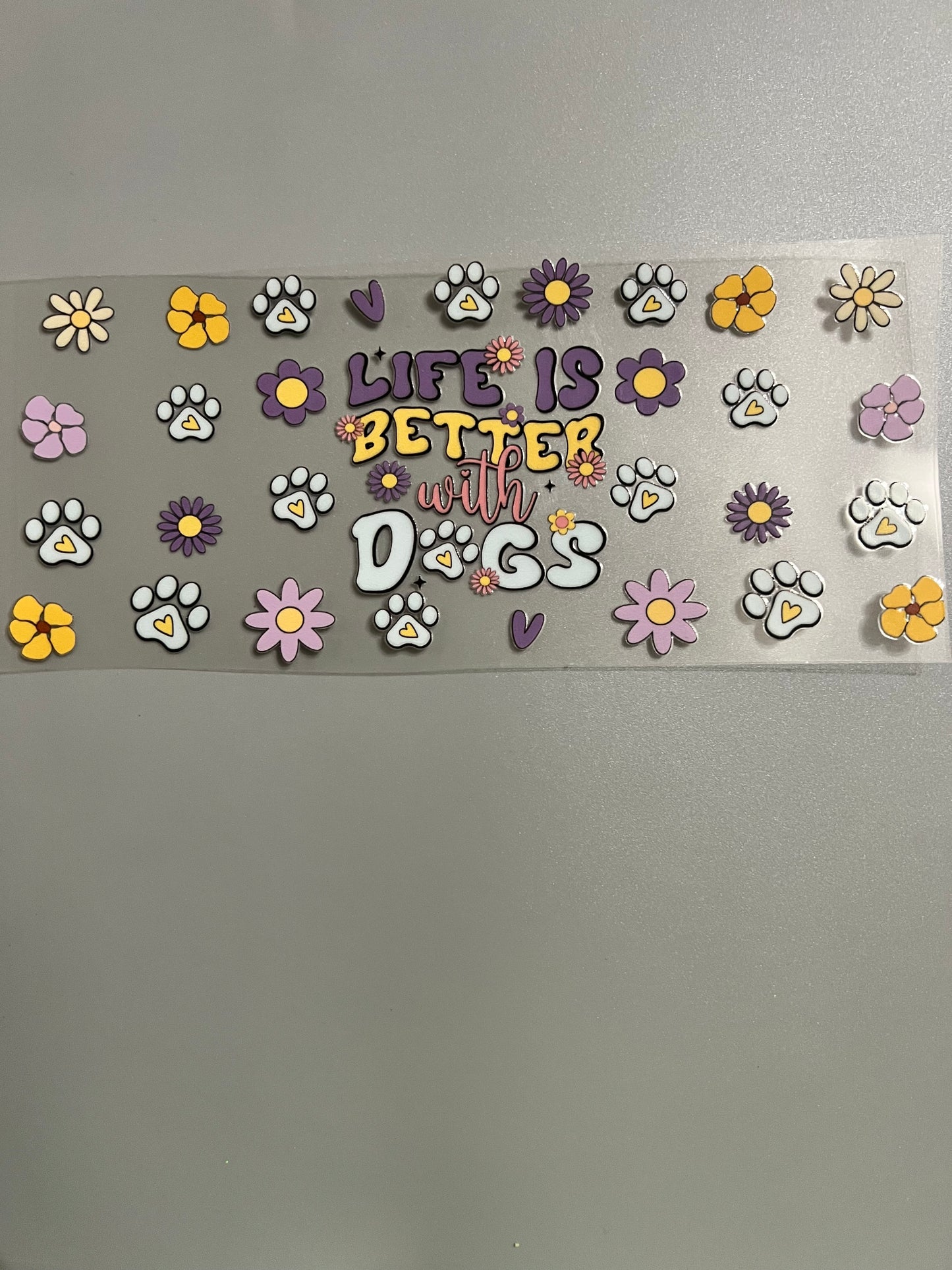 Dog Lg decal