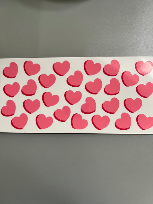 Hearts Lg decal
