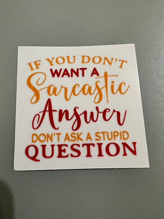Small 12oz decal