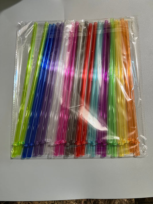 Colored straw