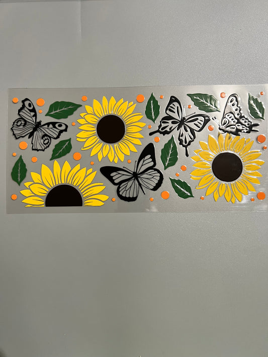 Butterfly Lg decal
