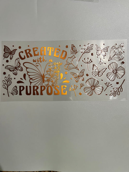 Butterfly Lg decal