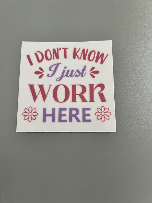 Small decal