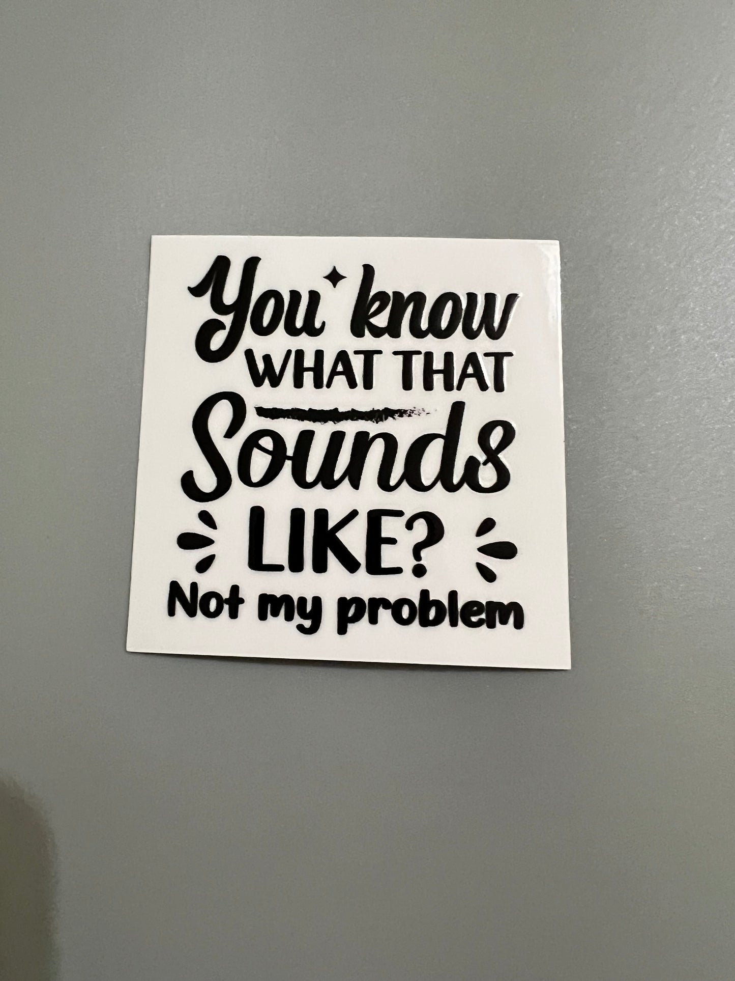 Small decal