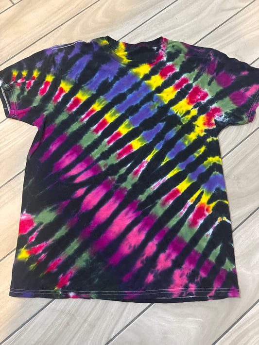 Tiger striped tie dye