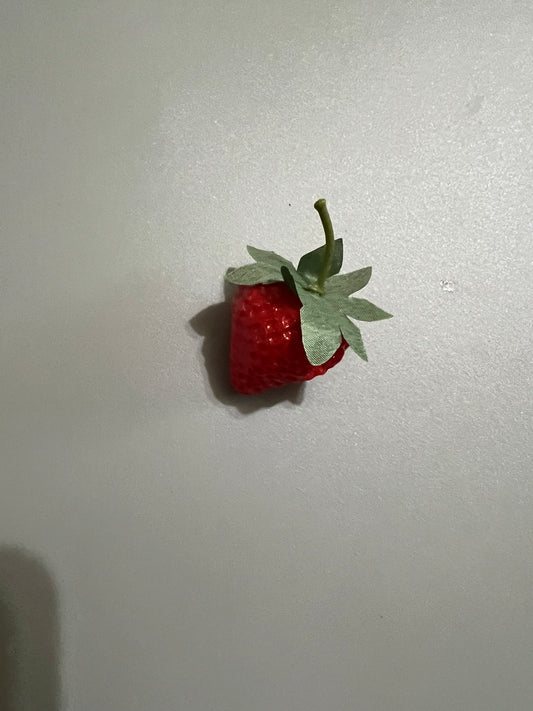 Strawberry cup topper
