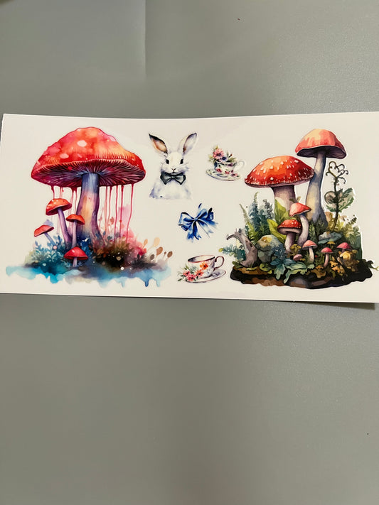 Mushroom Lg decal