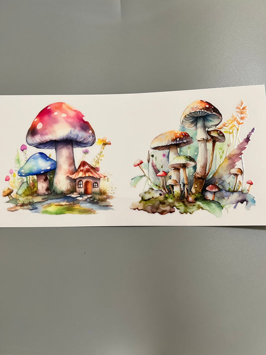 Mushroom Lg decal