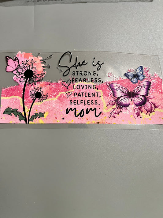 Butterfly Lg decal