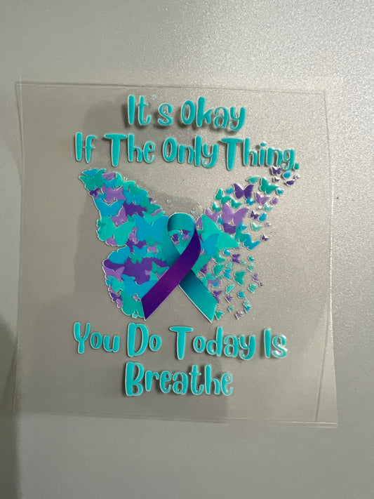 Butterfly Sm decal
