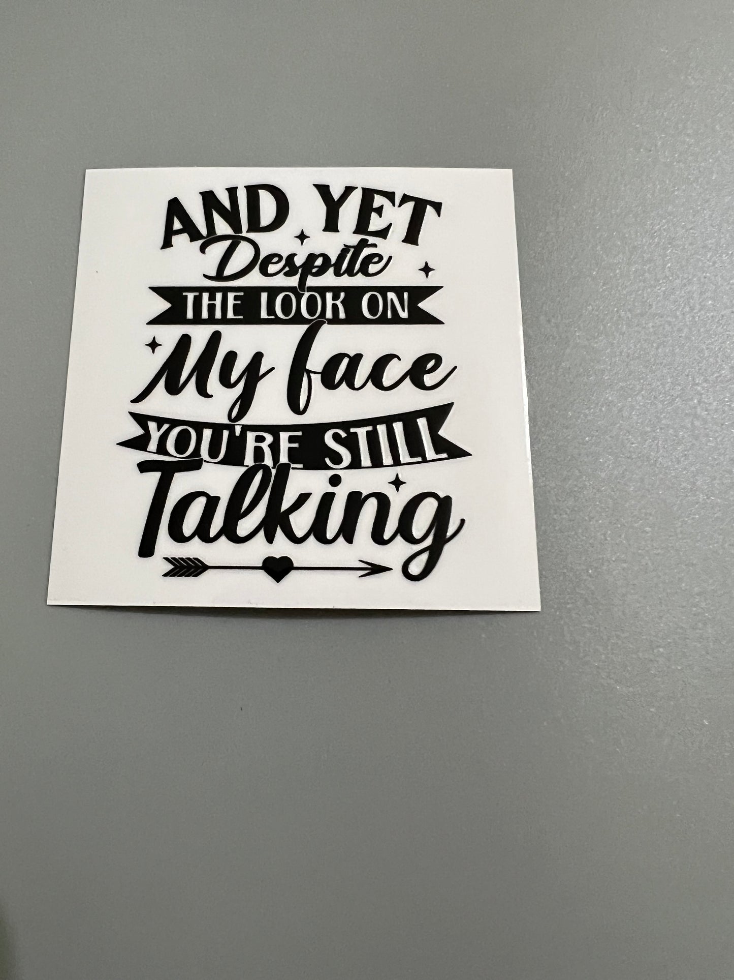 Small decal