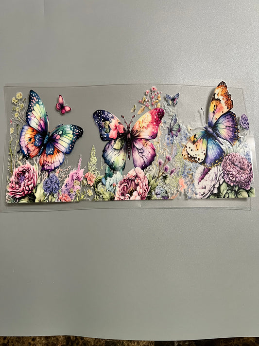 Butterfly Lg decal