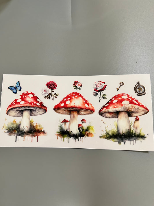 Mushroom Lg decal
