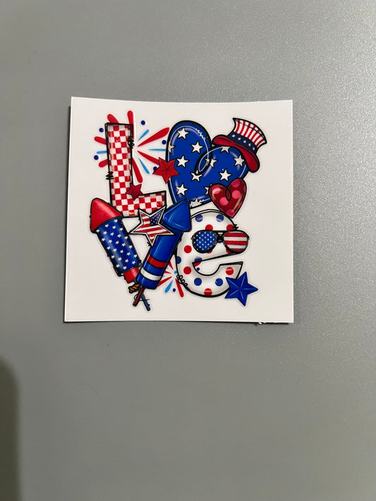 America Sm decal