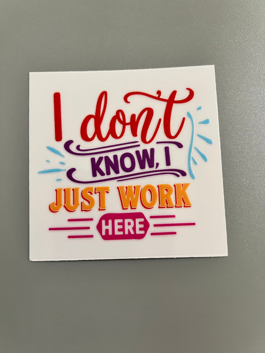 Small 12oz decal
