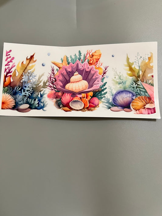 Crab shell Lg decal
