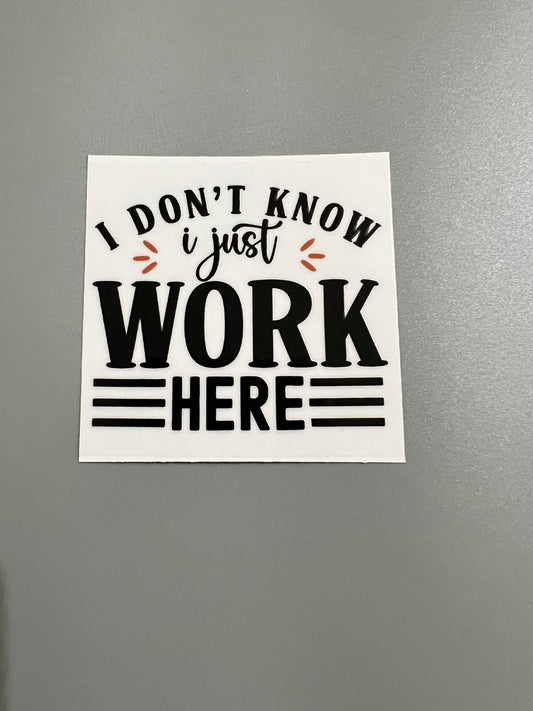 Small decal