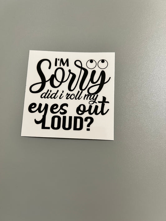Small decal