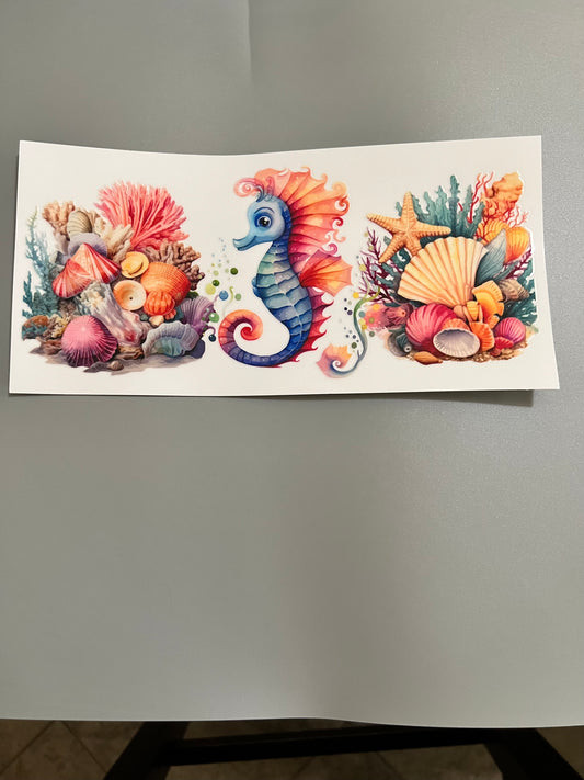 Sea horse Lg decal