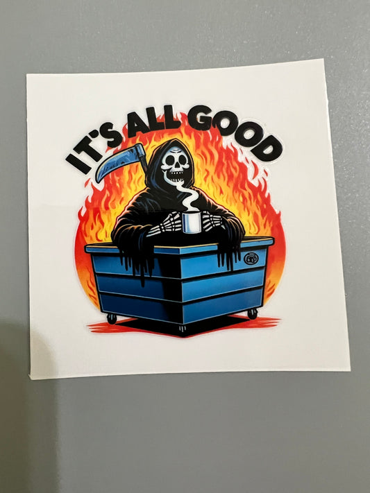 Small 12oz decal