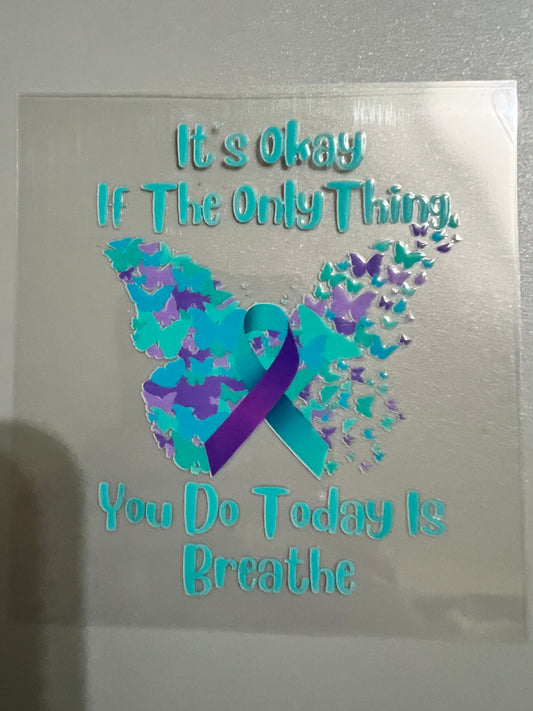 Butterfly Sm decal