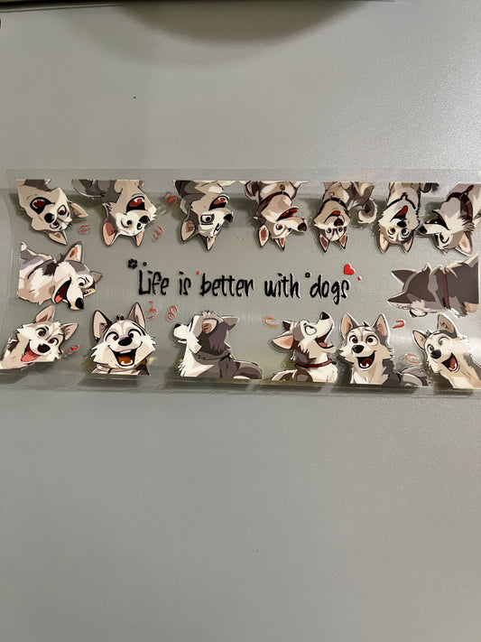 Dog Lg decal