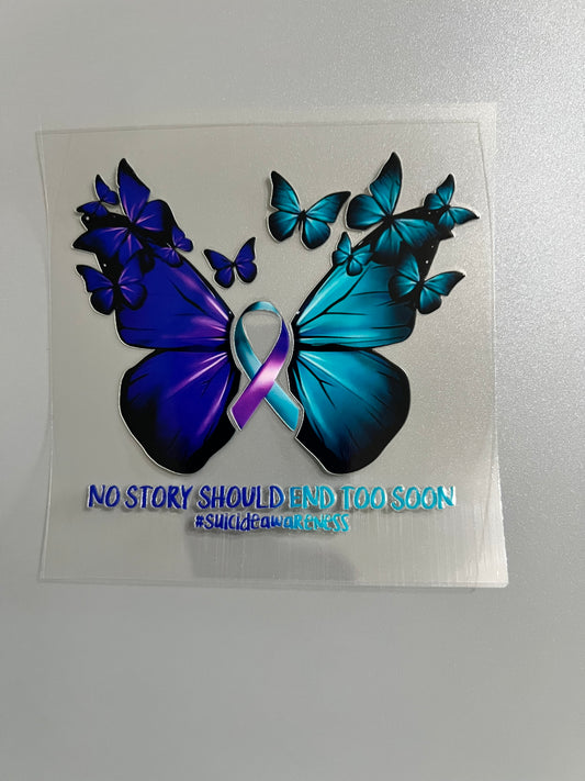 Butterfly Sm decal