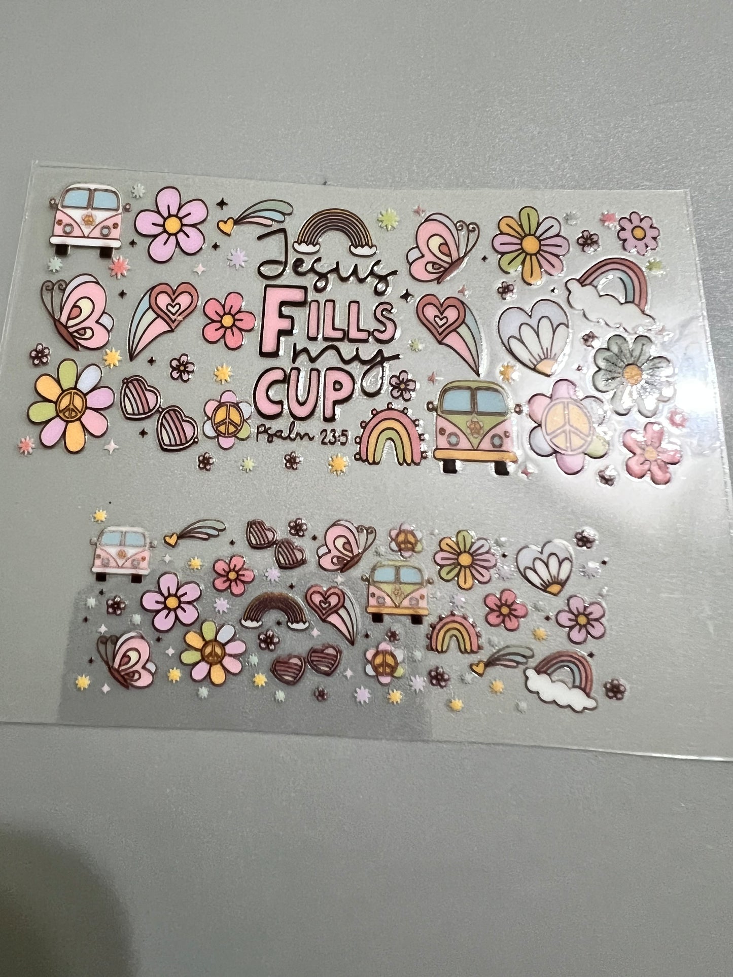Mini cup decal