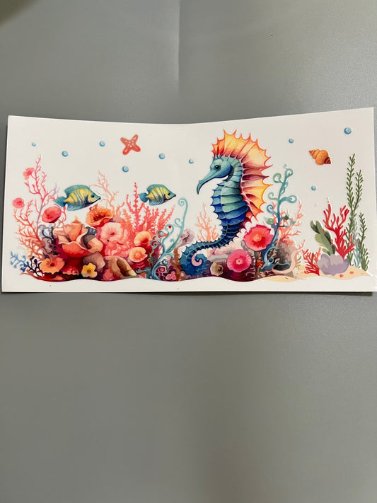 Seahorse Lg decal