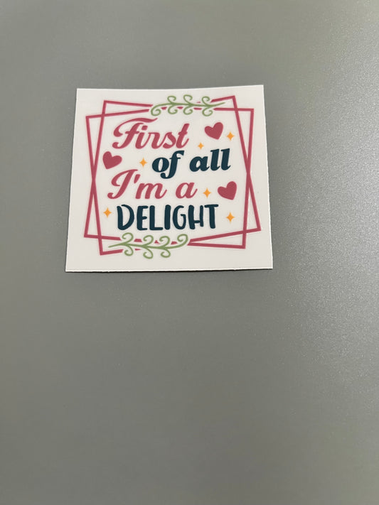 Small decal